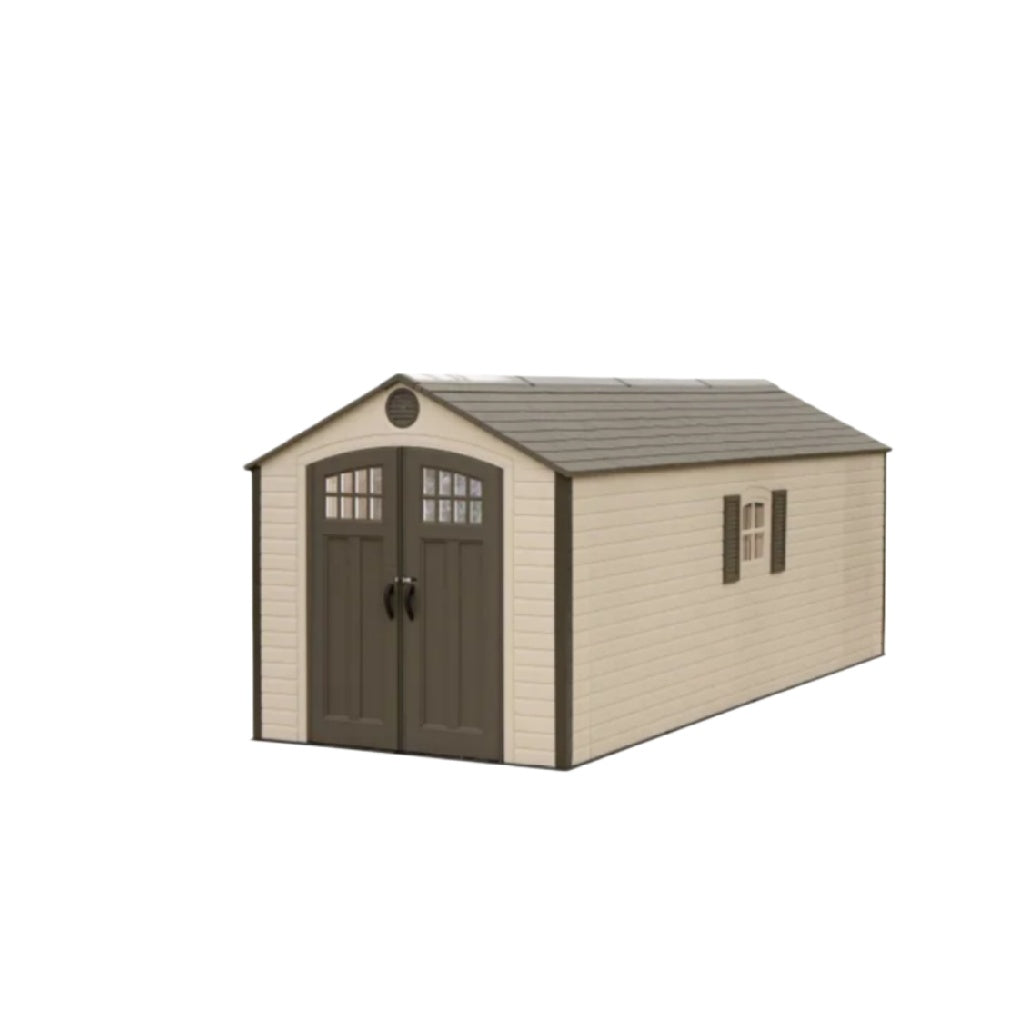 Storage shed for garden use made of resin - 240 x 120 x 180