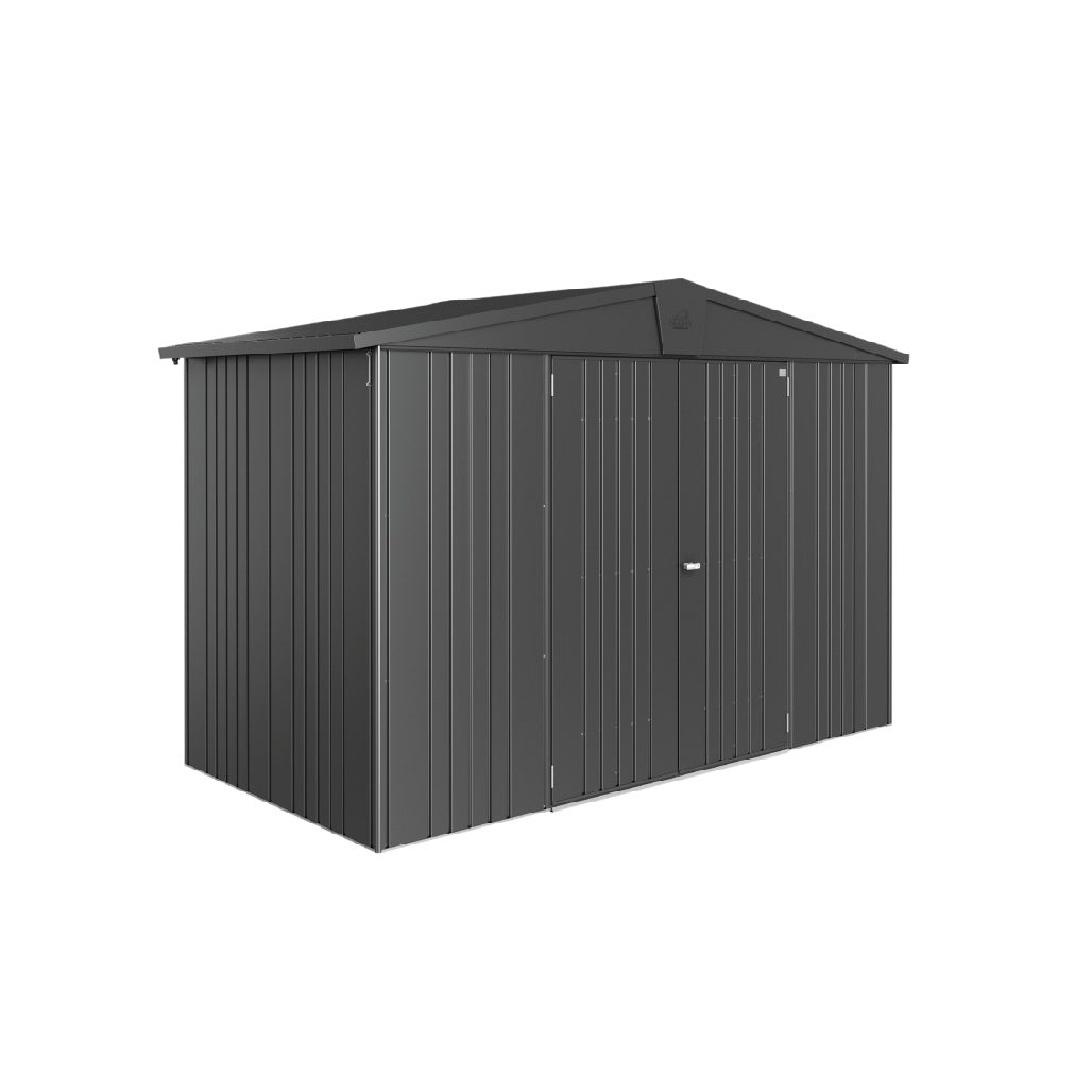 Metal garden shed for outdoor storage - 220 x 120 x 180
