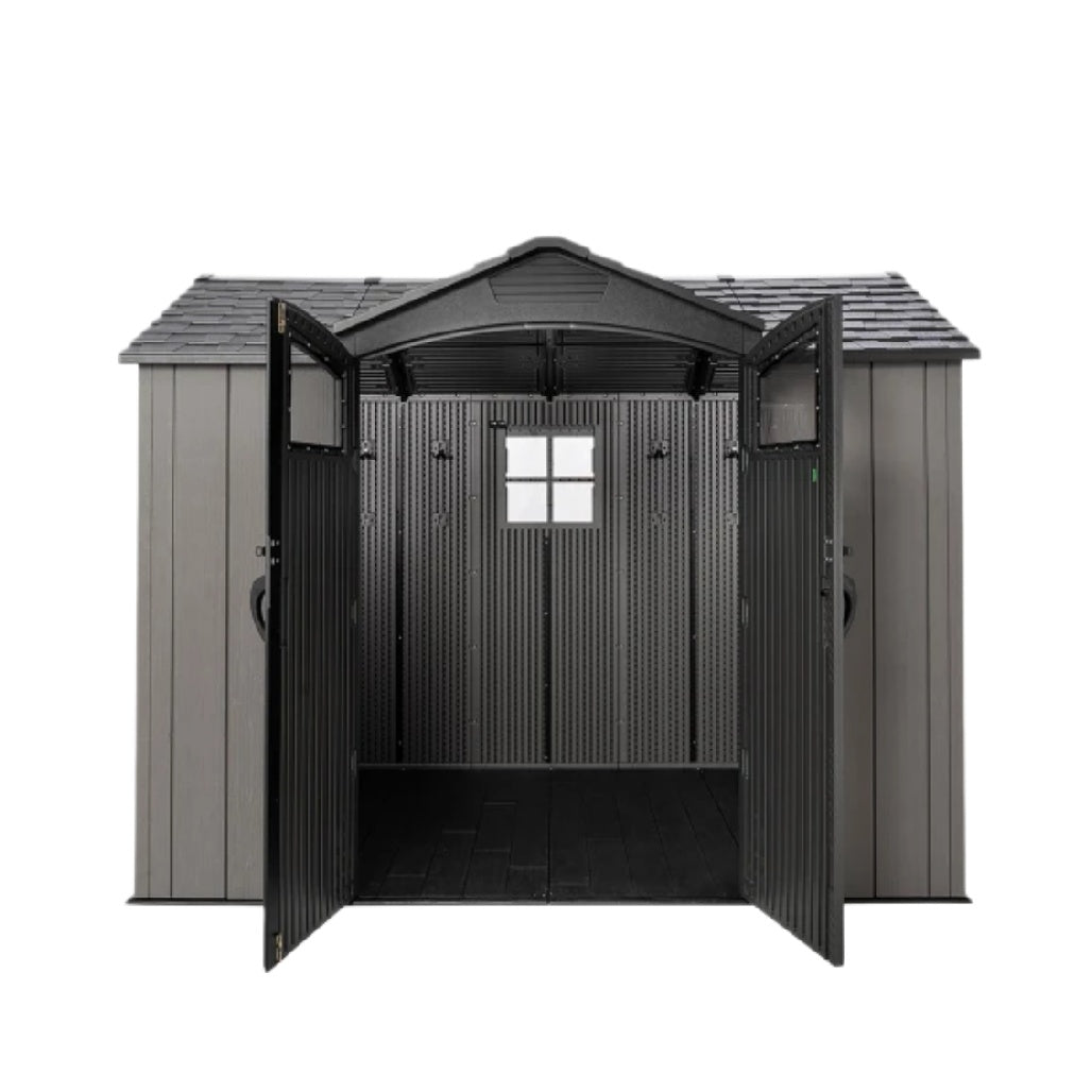Garden storage shed for outdoor use in metal - 180 x 120 x 100