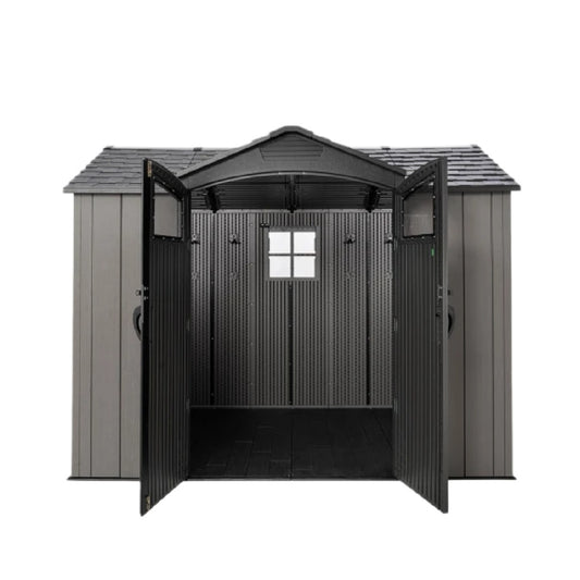 Garden storage shed for outdoor use in metal - 180 x 120 x 100