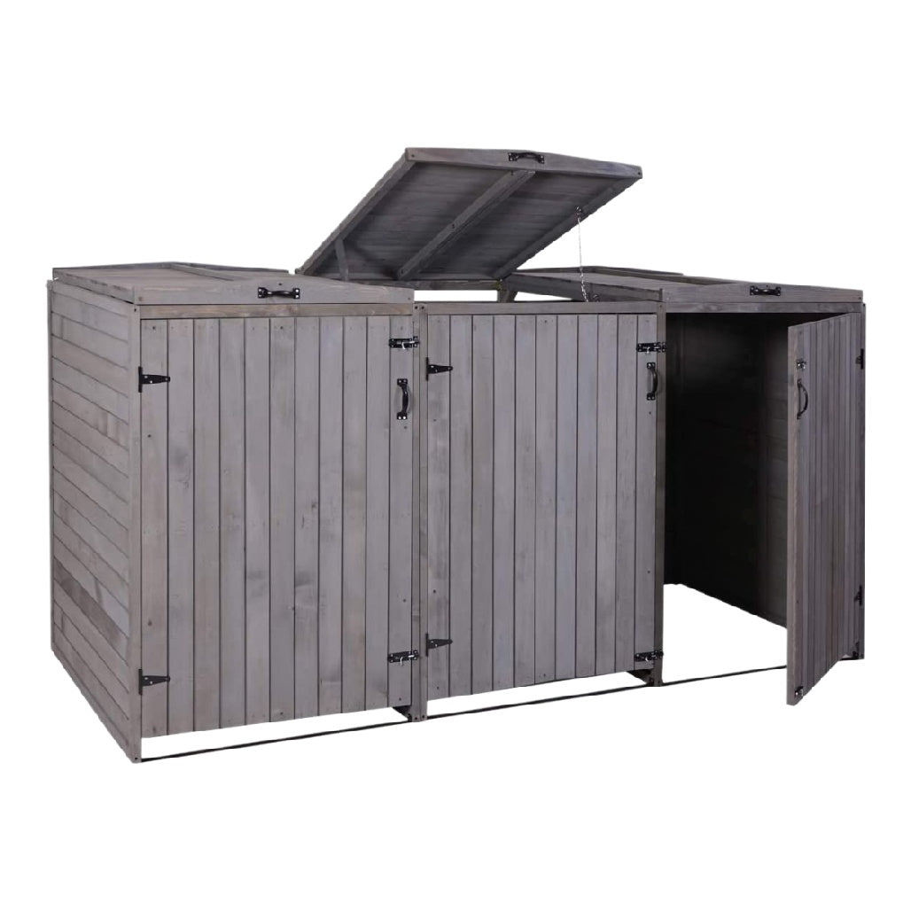 Garden Storage Shed for Outdoor Use in Solid Wood - 150 x 80 x 100